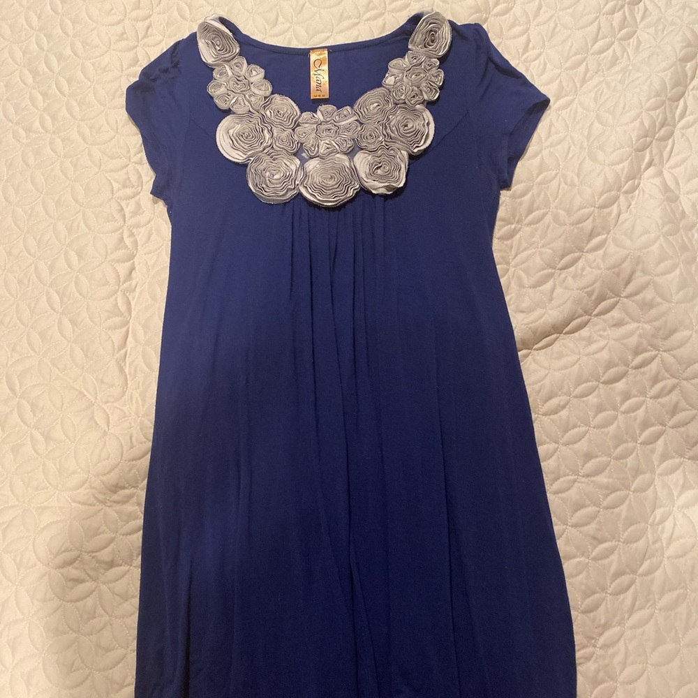 Blue dress